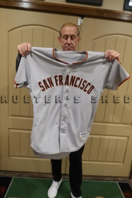 Willie Mays Signed SF Giants Road Jersey - Image 4