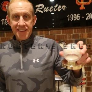 Jackie Robinson/Martin Luther King Signed Baseball in Display Case