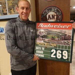 Countdown to Pac Bell Park Bar Sign