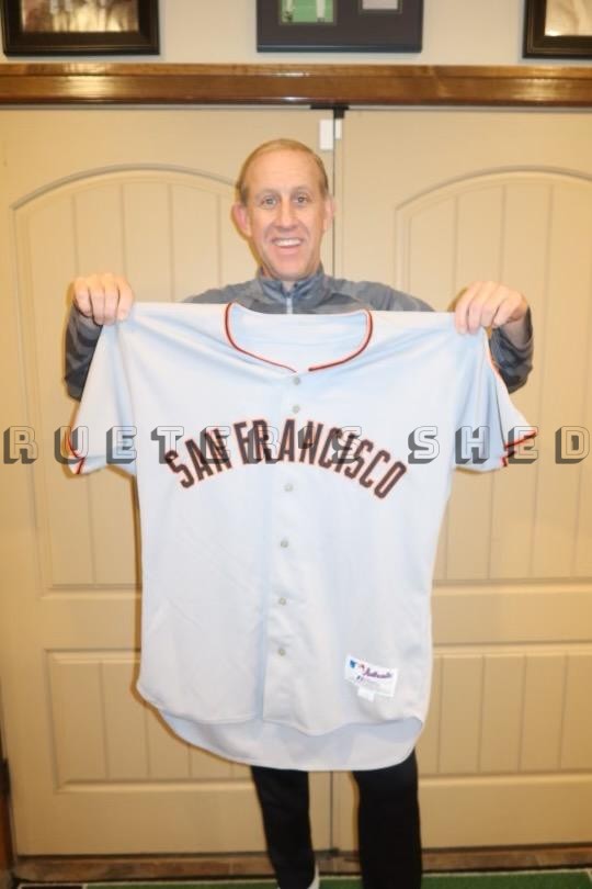 Willie Mays Signed SF Giants Road Jersey - Image 3