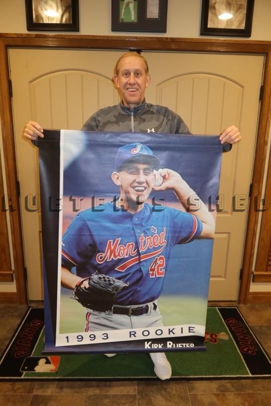 Full-Size Banner of Kirk Rueter Rookie Baseball Card
