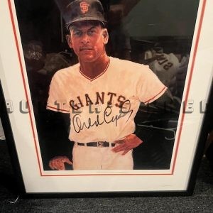 Orlando Cepeda Autographed Lithograph Art