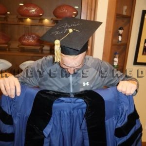 Willie Mays Signed Cap and Gown