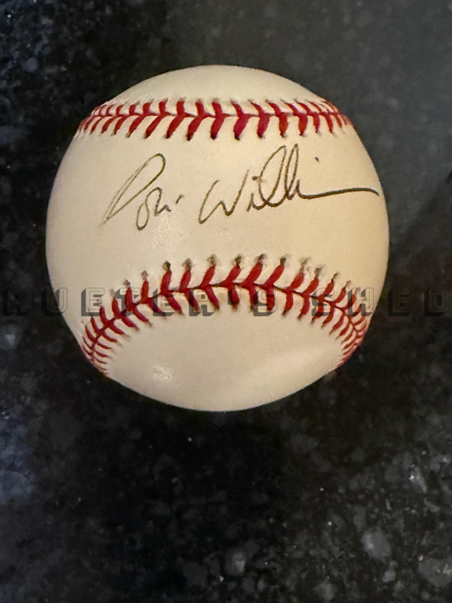 Robin Williams Signed Baseball