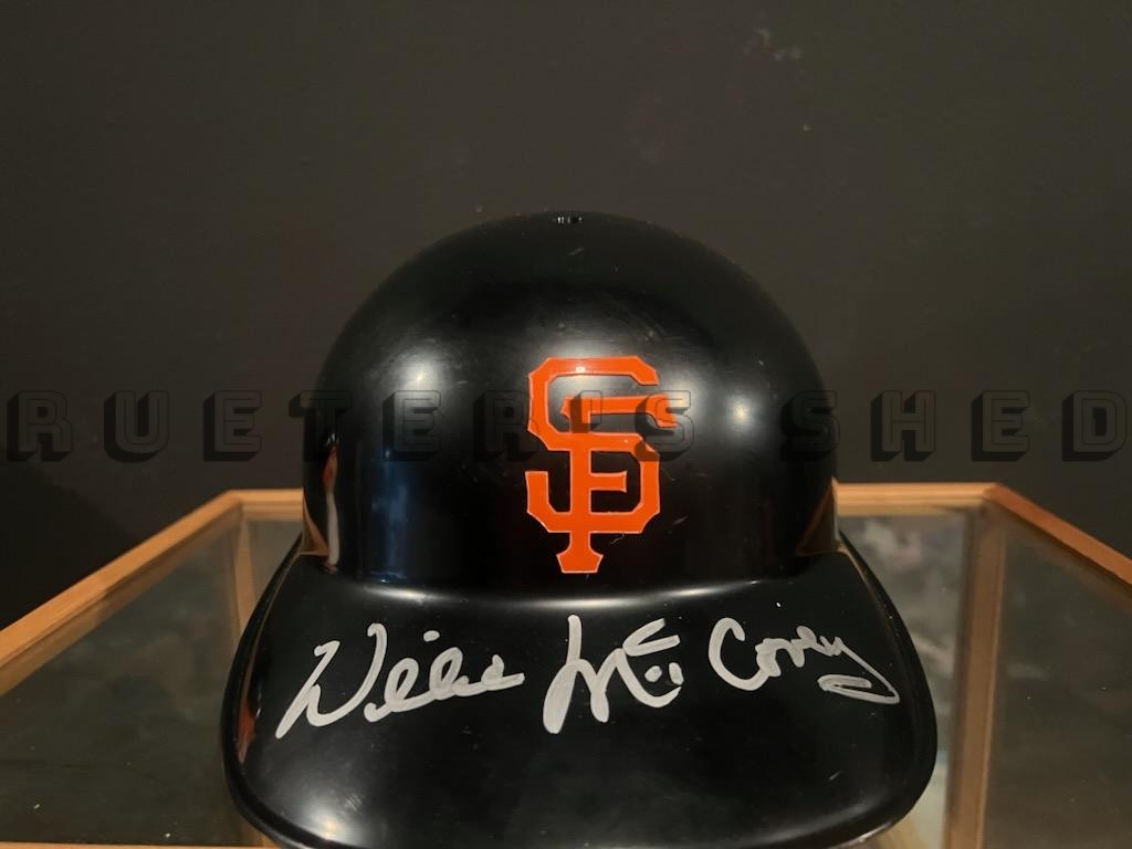 Willie McCovey Autographed Helmet