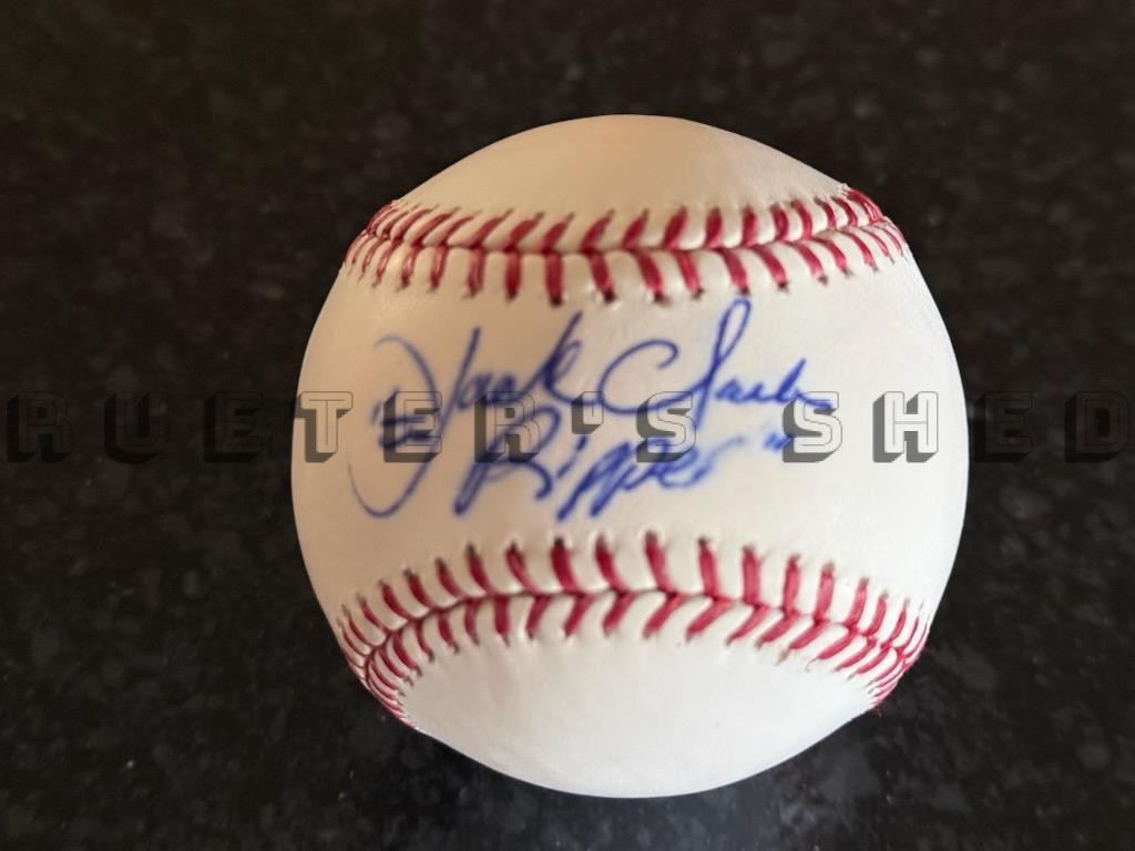 Jack "Ripper" Clark Signed Baseball